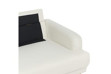 3-sitssoffa Tuve Off-white, ljust trä, Polyester - Off-white, ljust trä, Polyester - Möbler - Vardagsrum - Soffor - 3-sits soffor
