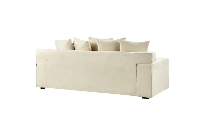 3-sitssoffa Viskan Beige, Manchestertyg - Beige, Manchestertyg - Möbler - Vardagsrum - Soffor - 3-sits soffor
