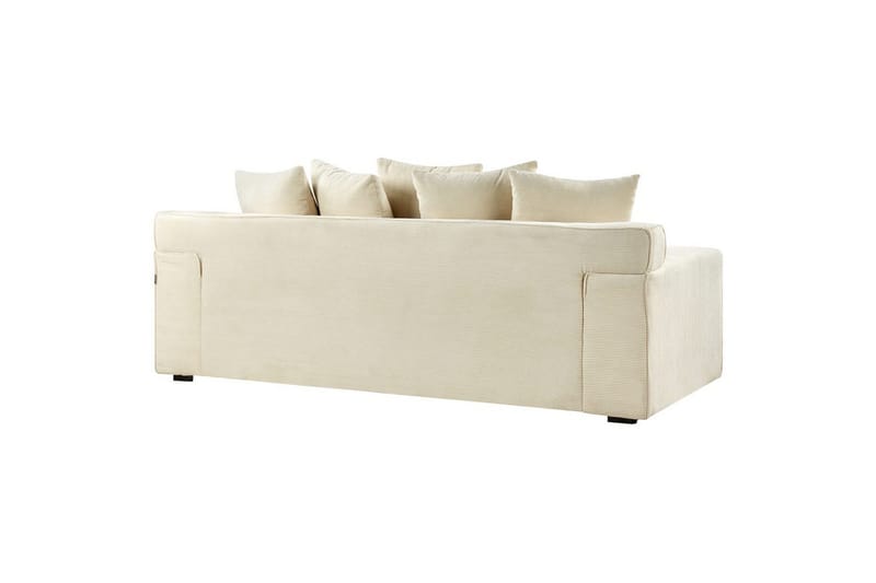 3-sitssoffa Viskan Beige, Manchestertyg - Beige, Manchestertyg - Möbler - Vardagsrum - Soffor - 3-sits soffor