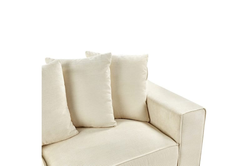 3-sitssoffa Viskan Beige, Manchestertyg - Beige, Manchestertyg - Möbler - Vardagsrum - Soffor - 3-sits soffor