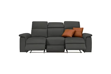 3-sitssoffa Pareli Svart, PU, Elektrisk vilstol - Svart, PU, Elektrisk vilstol - Möbler - Vardagsrum - Soffor - Reclinersoffor & Biosoffor