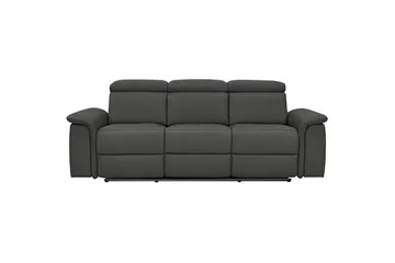 3-sitssoffa Pareli Svart, PU, Elektrisk vilstol - Svart, PU, Elektrisk vilstol - Möbler - Vardagsrum - Soffor - Reclinersoffor & Biosoffor