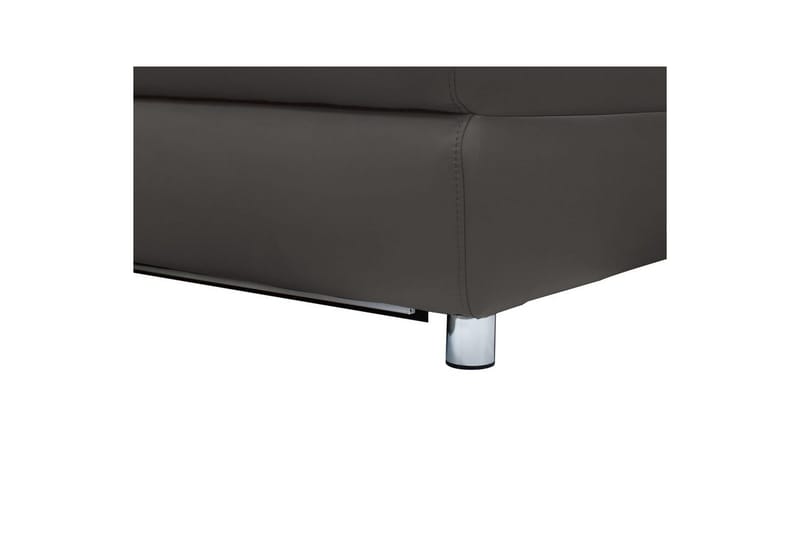 3-sitssoffa Pareli Brun, PU, Manuell vilstol - Brun, PU, Manuell vilstol - Möbler - Vardagsrum - Soffor - Skinnsoffor