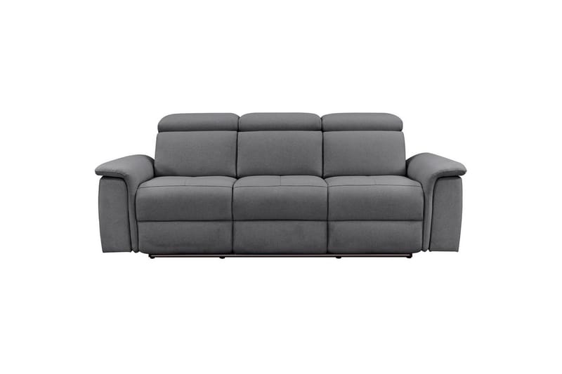3-sitssoffa Pareli Grå, Sunday tyg, Elektrisk vilstol - Grå, Sunday tyg, Elektrisk vilstol - Möbler - Vardagsrum - Soffor - Reclinersoffor & Biosoffor