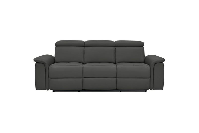 3-sitssoffa Pareli Svart, PU, Elektrisk vilstol - Svart, PU, Elektrisk vilstol - Möbler - Vardagsrum - Soffor - Reclinersoffor & Biosoffor