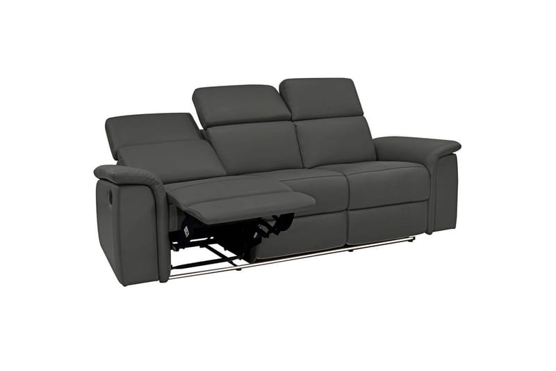 3-sitssoffa Pareli Svart, PU, Elektrisk vilstol - Svart, PU, Elektrisk vilstol - Möbler - Vardagsrum - Soffor - Reclinersoffor & Biosoffor