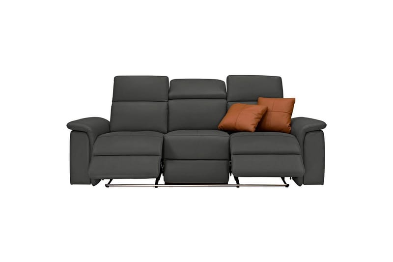3-sitssoffa Pareli Svart, PU, Elektrisk vilstol - Svart, PU, Elektrisk vilstol - Möbler - Vardagsrum - Soffor - Reclinersoffor & Biosoffor