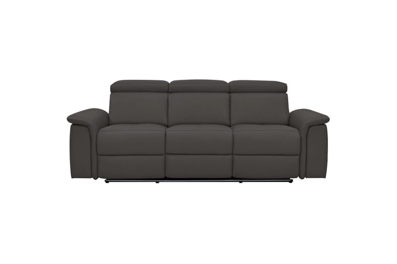 3-sitssoffa Pareli Brun, PU, Manuell vilstol - Brun, PU, Manuell vilstol - Möbler - Vardagsrum - Soffor - Reclinersoffor & Biosoffor
