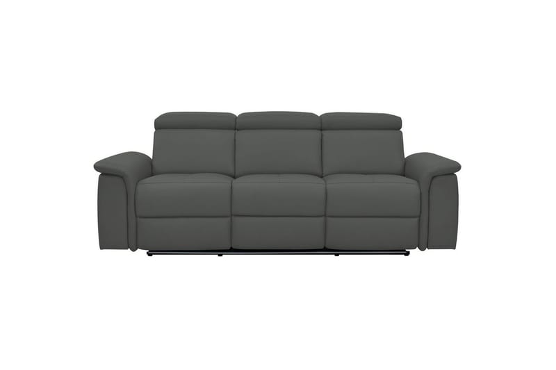 3-sitssoffa Pareli Grå, PU, Elektrisk vilstol - Grå, PU, Elektrisk vilstol - Möbler - Vardagsrum - Soffor - Reclinersoffor & Biosoffor