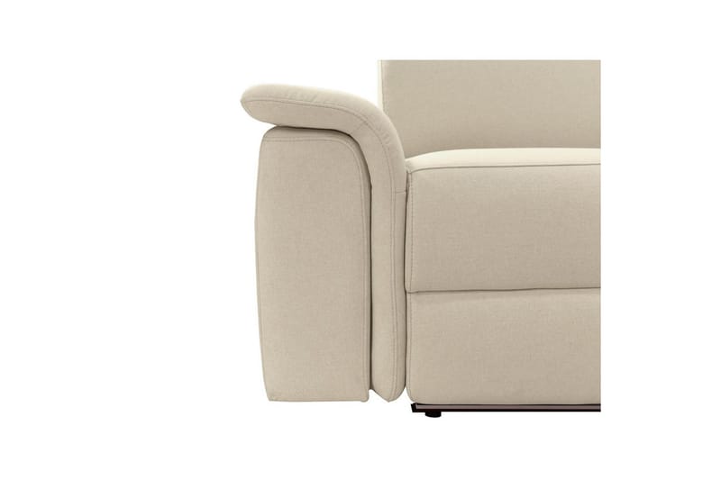 3-sitssoffa Pareli Vit, Sunday tyg, Elektrisk vilstol - Vit, Sunday tyg, Elektrisk vilstol - Möbler - Vardagsrum - Soffor - Reclinersoffor & Biosoffor