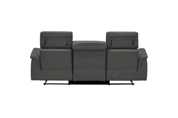 3-sitssoffa Pareli Svart, PU, Elektrisk vilstol - Svart, PU, Elektrisk vilstol - Möbler - Vardagsrum - Soffor - Reclinersoffor & Biosoffor