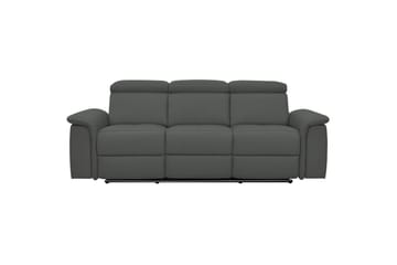 3-sitssoffa Pareli Grå, PU, Elektrisk vilstol - Grå, PU, Elektrisk vilstol - Möbler - Vardagsrum - Soffor - Reclinersoffor & Biosoffor