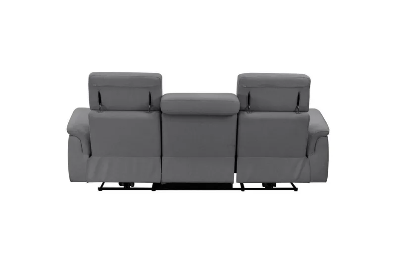 3-sitssoffa Pareli Grå, Sunday tyg, Elektrisk vilstol - Grå, Sunday tyg, Elektrisk vilstol - Möbler - Vardagsrum - Soffor - Reclinersoffor & Biosoffor