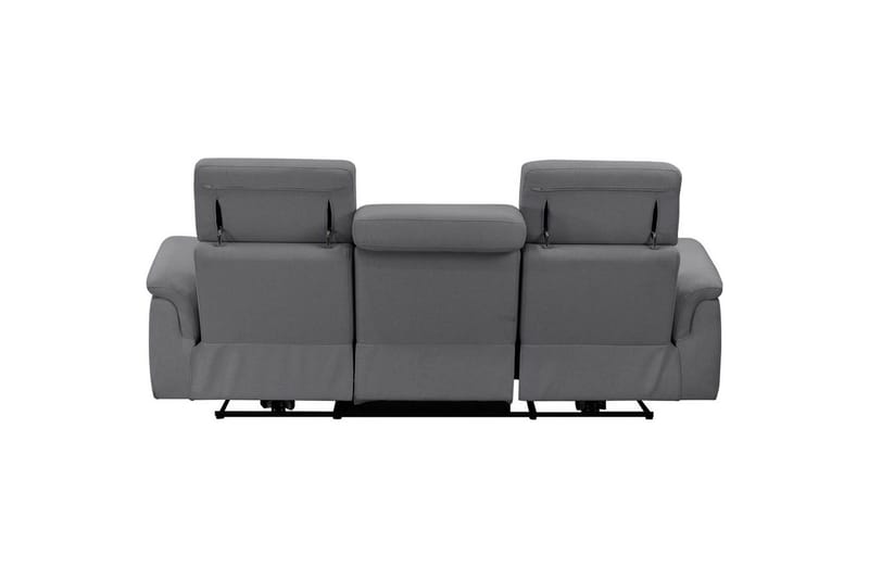 3-sitssoffa Pareli Grå, Sunday tyg, Elektrisk vilstol - Grå, Sunday tyg, Elektrisk vilstol - Möbler - Vardagsrum - Soffor - Reclinersoffor & Biosoffor