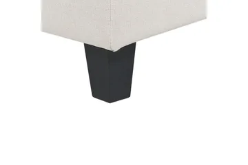 4-sits Hörnsoffa med fotpall Unstad Beige/svart - Beige/svart - Möbler - Vardagsrum - Soffor - Modulsoffor - Komplett modulsoffa