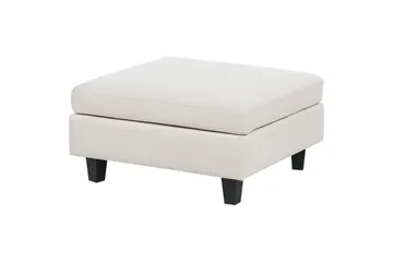 4-sits Hörnsoffa med fotpall Unstad Beige/svart - Beige/svart - Möbler - Vardagsrum - Soffor - Modulsoffor - Komplett modulsoffa