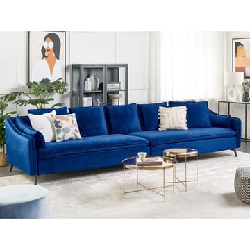 4-sits soffa Aure - Blå - Möbler - Vardagsrum - Soffor - Sammetssoffor