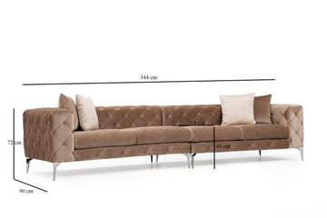 Beachport Soffa 4-sits - Beige - Möbler - Vardagsrum - Soffor - 4-sits soffor