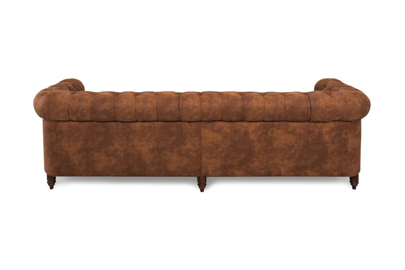 CHESTERFIELD LUX 4-sits Soffa Cognac - Skinnsoffor - 4-sits soffor - chesterfield soffor