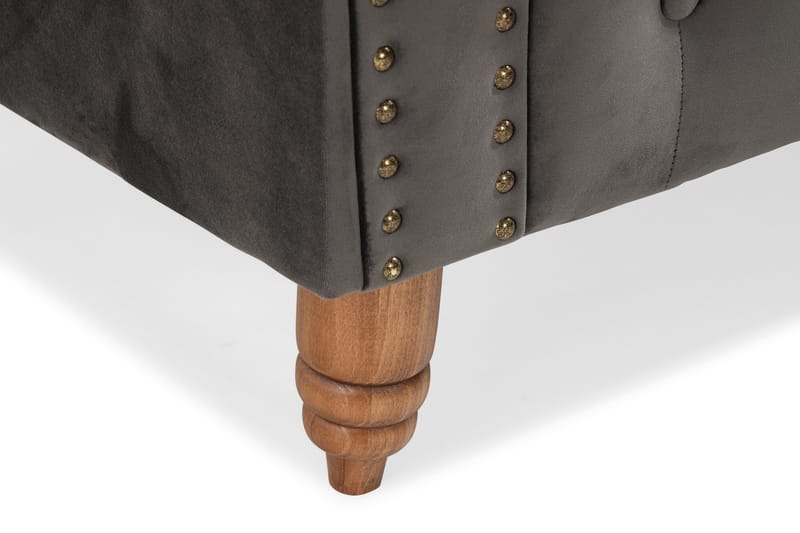 CHESTERFIELD LUX Hörnsoffa Grå - Möbler - Vardagsrum - Soffor - 4-sits soffor