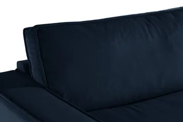 Cloudia Sammetssoffa 4-sits - Blå - Möbler - Vardagsrum - Soffor - 4-sits soffor