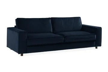 Cloudia Sammetssoffa 4-sits - Blå - Möbler - Vardagsrum - Soffor - 4-sits soffor