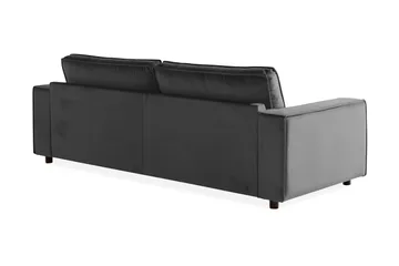 Cloudia Sammetssoffa 4-sits - Ljusgrå - Möbler - Vardagsrum - Soffor - 4-sits soffor