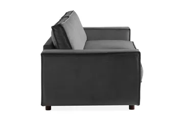 Cloudia Sammetssoffa 4-sits - Ljusgrå - Möbler - Vardagsrum - Soffor - 4-sits soffor