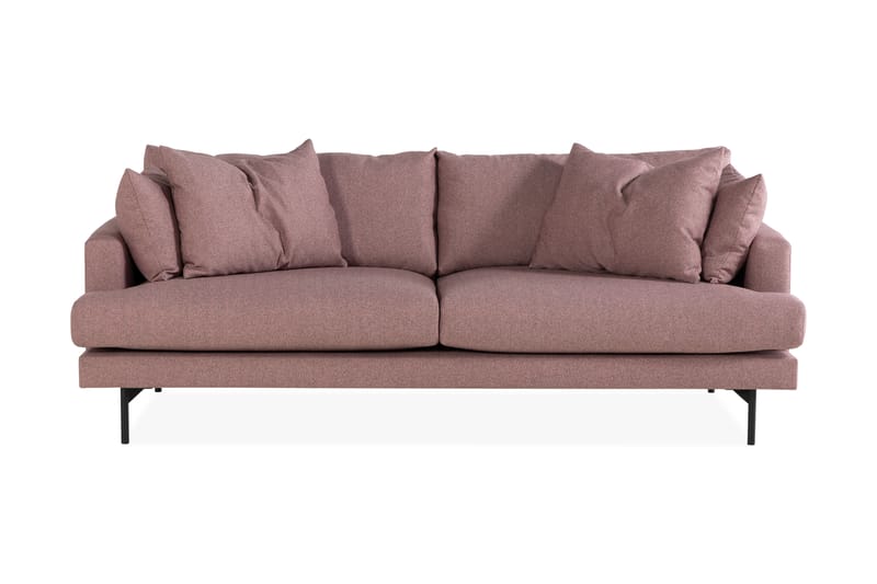 CONCAN 4-sits Soffa Lila/Svart - 4-sits soffor