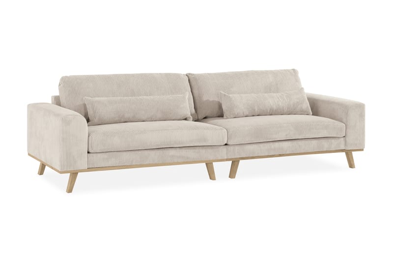 Copenhagen 4-sits Manchestersoffa - Beige - Möbler - Vardagsrum - Soffor - 4-sits soffor