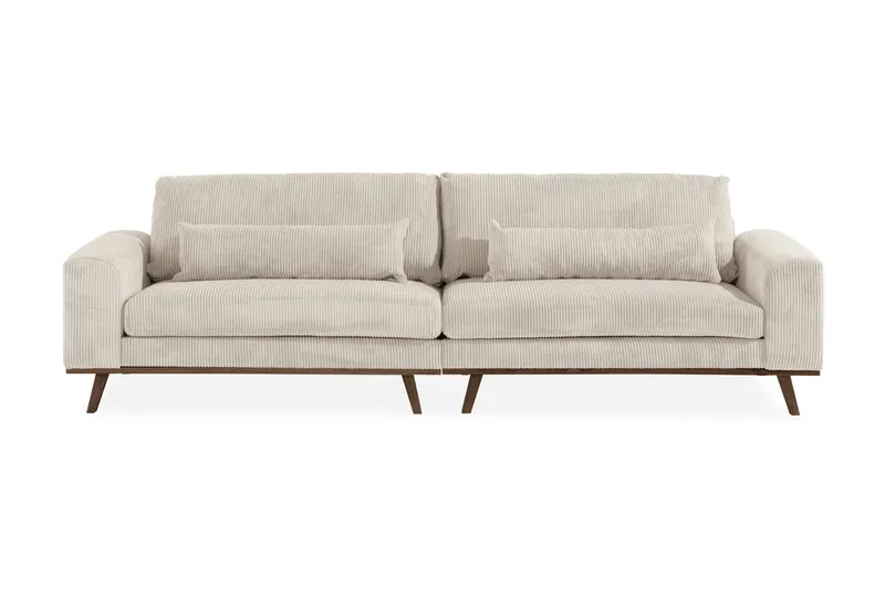 Copenhagen 4-sits Manchestersoffa - Beige - Möbler - Vardagsrum - Soffor - 4-sits soffor