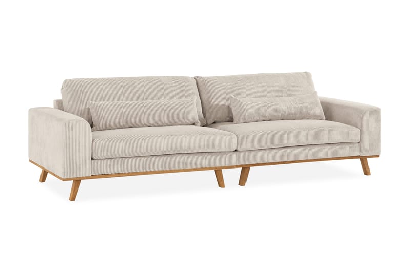 Copenhagen 4-sits Manchestersoffa - Beige - Möbler - Vardagsrum - Soffor - 4-sits soffor