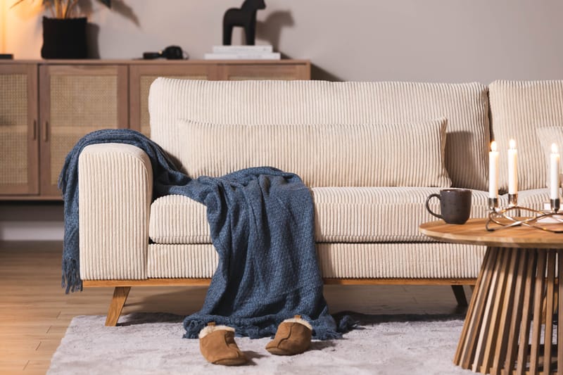 Copenhagen 4-sits Manchestersoffa - Beige - Möbler - Vardagsrum - Soffor - 4-sits soffor