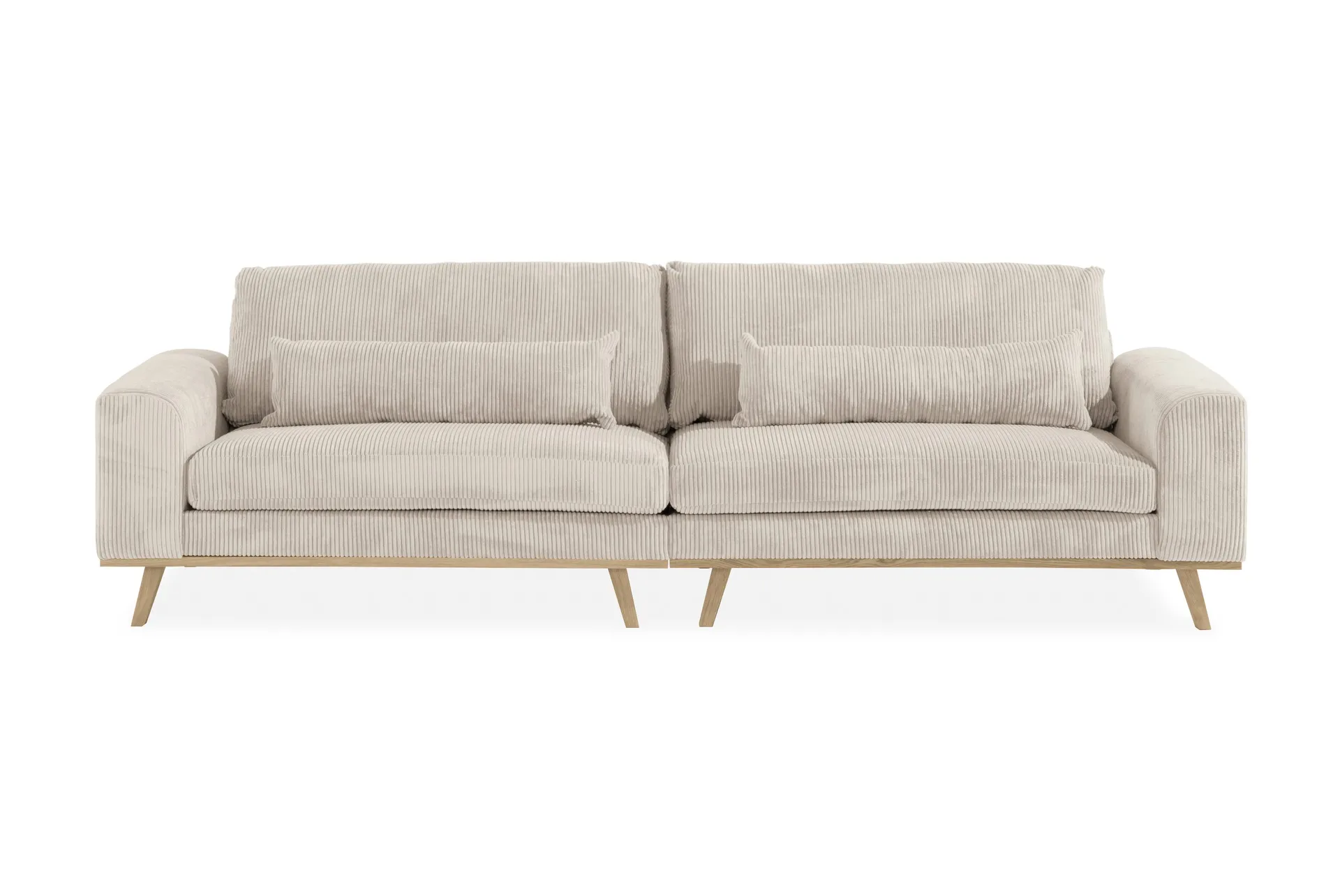 copenhagen 4-sits manchestersoffa - beige