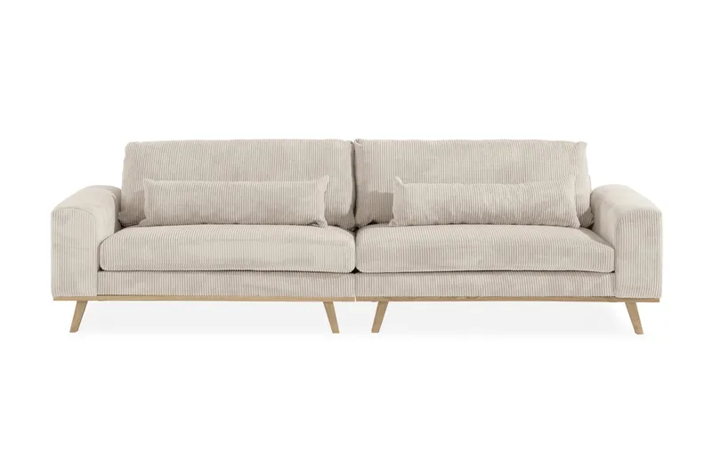 Copenhagen 4-sits Manchestersoffa - Beige - Möbler - Vardagsrum - Soffor - 4-sits soffor