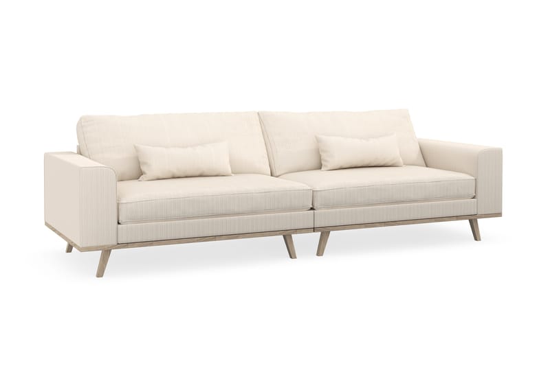 Copenhagen 4-sits Manchestersoffa - Beige - Möbler - Vardagsrum - Soffor - 4-sits soffor