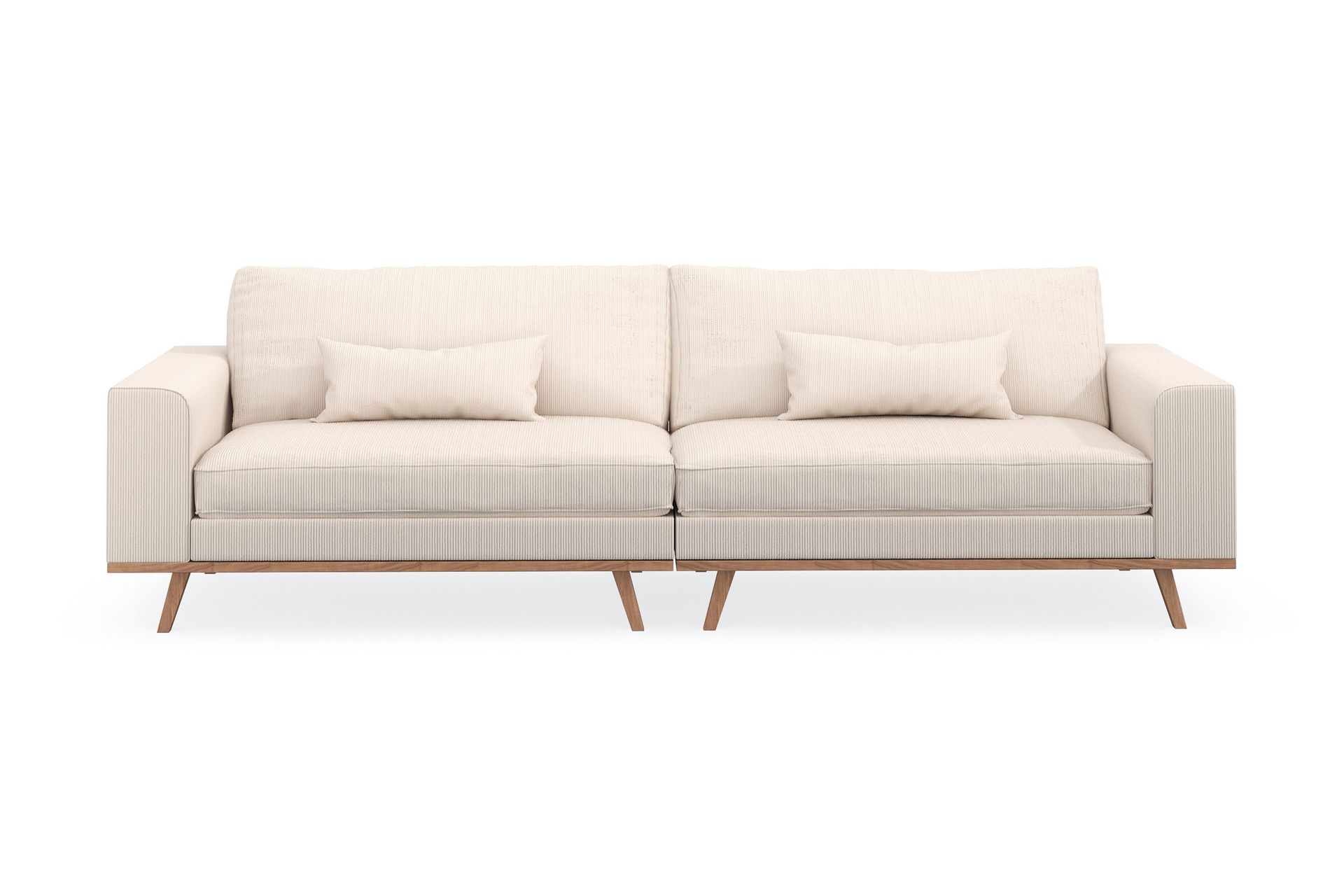 Copenhagen 4-sits Manchestersoffa - Beige