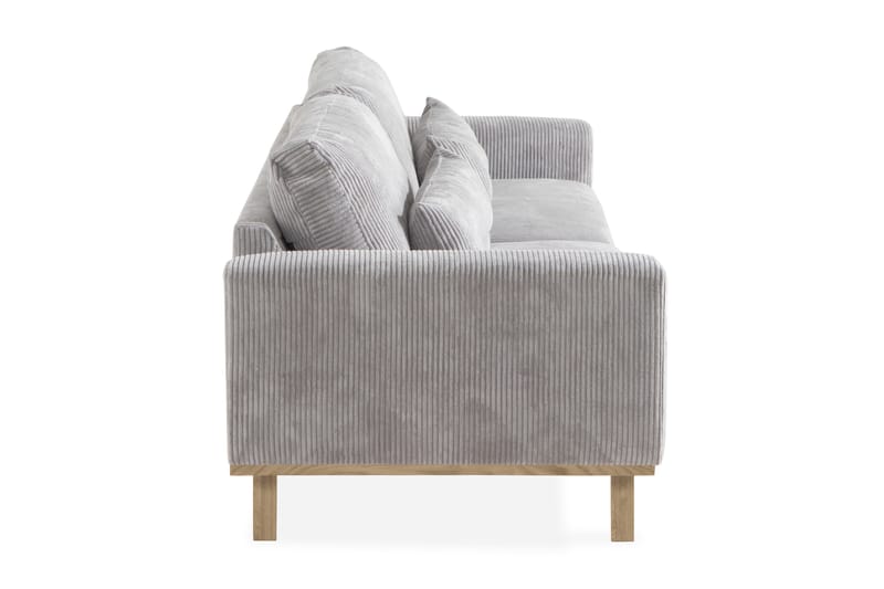 Copenhagen 4-sits Manchestersoffa - Ljusgrå - Möbler - Vardagsrum - Soffor - 4-sits soffor