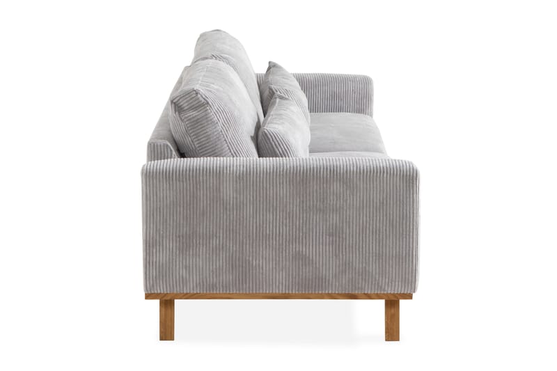 Copenhagen 4-sits Manchestersoffa - Ljusgrå - Möbler - Vardagsrum - Soffor - 4-sits soffor