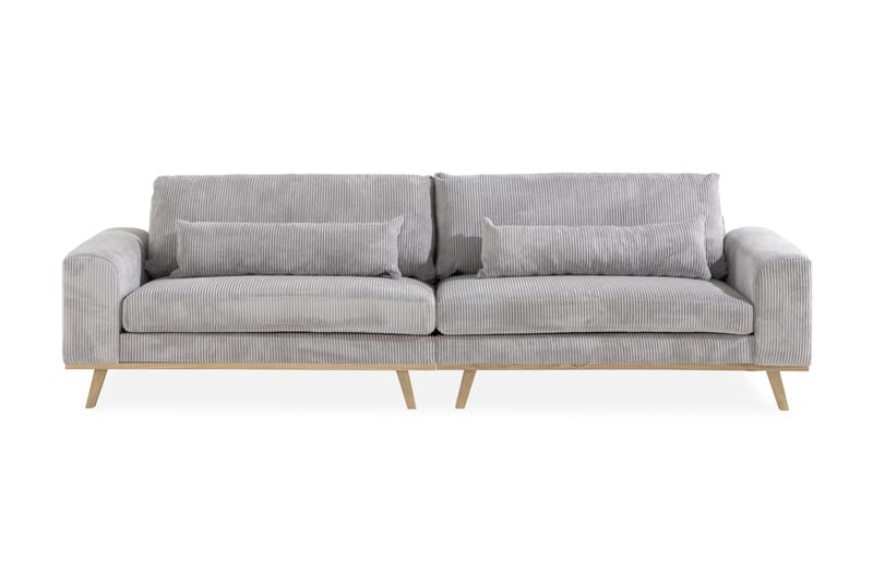 Copenhagen 4-sits Manchestersoffa - Ljusgrå - Möbler - Vardagsrum - Soffor - 4-sits soffor