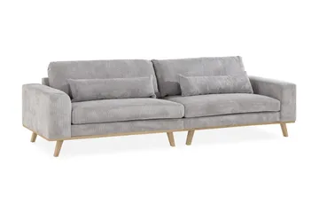Copenhagen 4-sits Manchestersoffa - Ljusgrå - Möbler - Vardagsrum - Soffor - 4-sits soffor