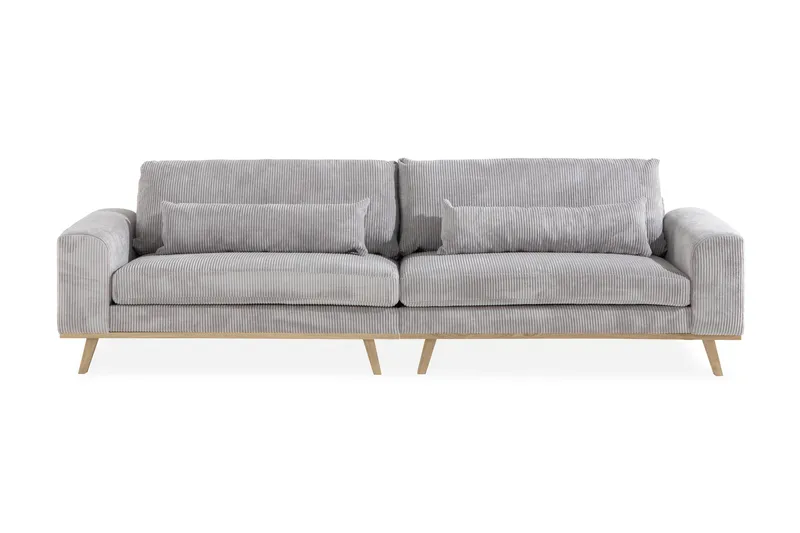 Copenhagen 4-sits Manchestersoffa - Ljusgrå - Möbler - Vardagsrum - Soffor - 4-sits soffor