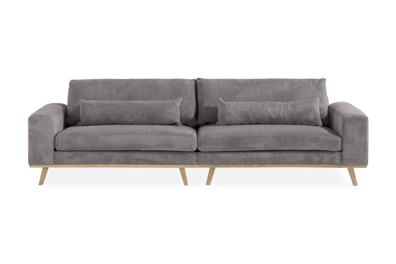 Copenhagen 4-sits Manchestersoffa - Mörkgrå - Möbler - Vardagsrum - Soffor - 4-sits soffor