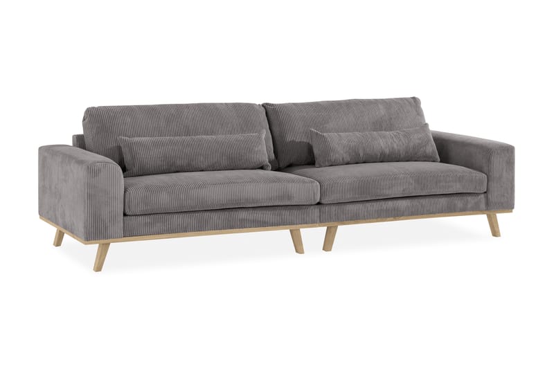 Copenhagen 4-sits Manchestersoffa - Mörkgrå - Möbler - Vardagsrum - Soffor - 4-sits soffor