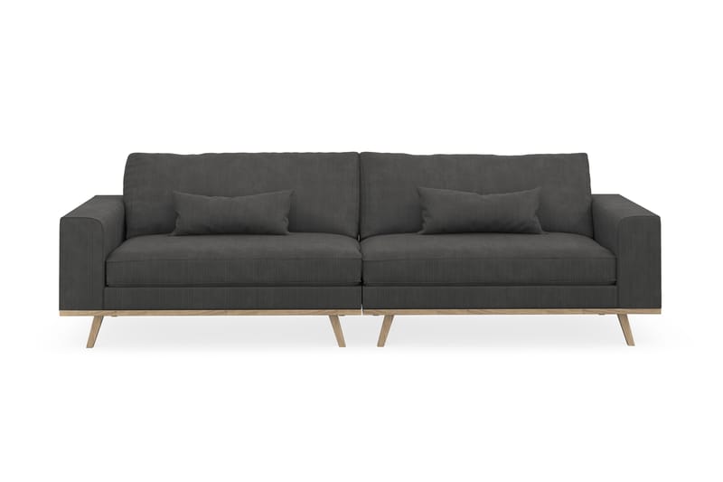 Copenhagen 4-sits Manchestersoffa - Mörkgrå - Möbler - Vardagsrum - Soffor - 4-sits soffor