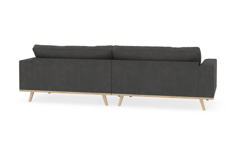 Copenhagen 4-sits Manchestersoffa - Mörkgrå - Möbler - Vardagsrum - Soffor - 4-sits soffor