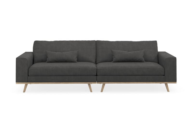 Copenhagen 4-sits Manchestersoffa - Mörkgrå - Möbler - Vardagsrum - Soffor - 4-sits soffor