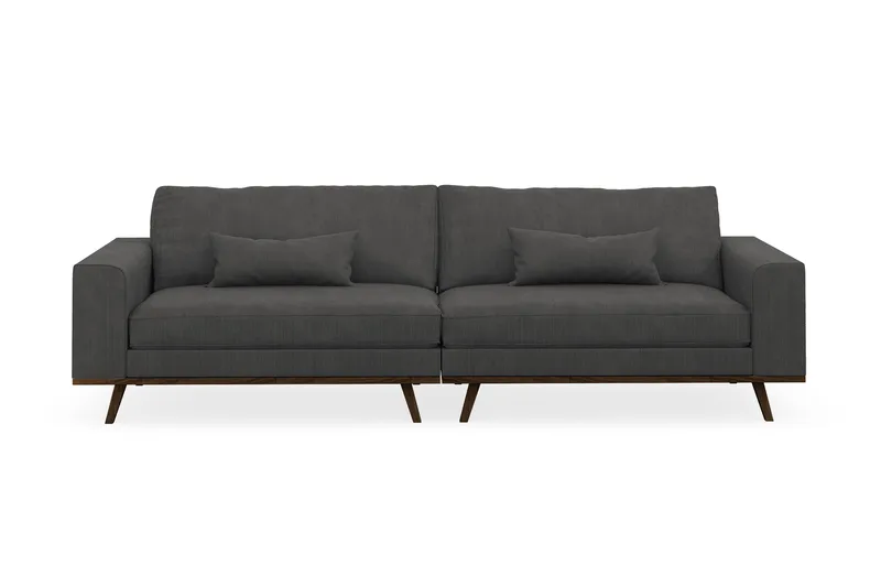 Copenhagen 4-sits Manchestersoffa - Mörkgrå - Möbler - Vardagsrum - Soffor - 4-sits soffor