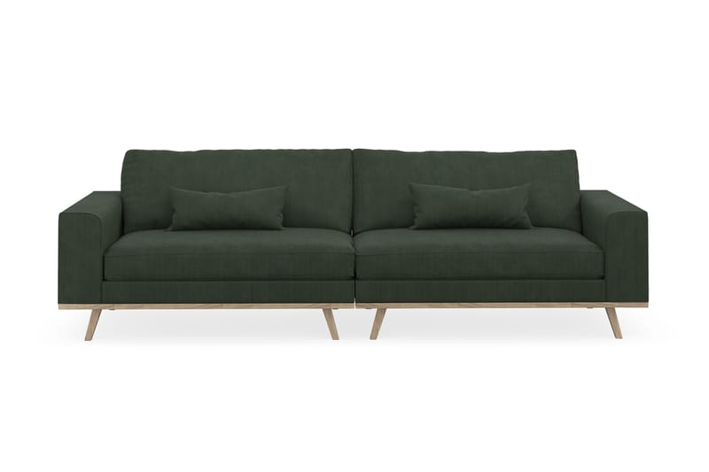 Copenhagen 4-sits Manchestersoffa - Mörkgrön - Möbler - Vardagsrum - Soffor - 4-sits soffor