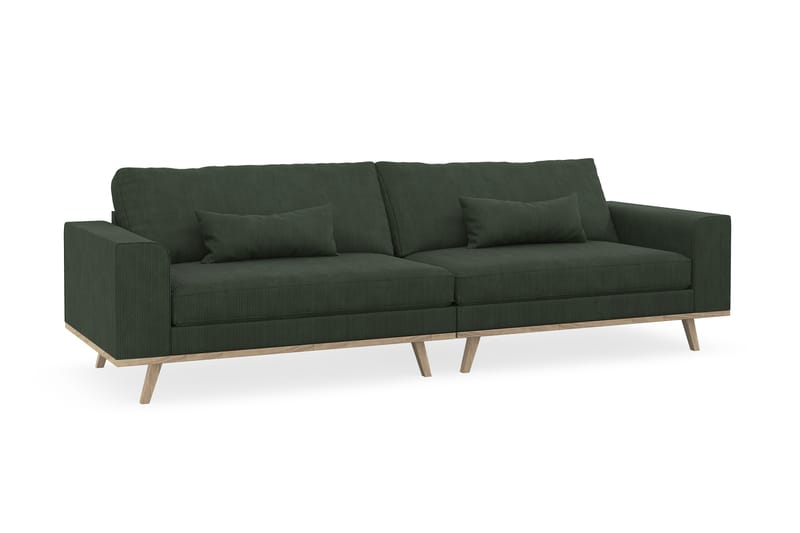 Copenhagen 4-sits Manchestersoffa - Mörkgrön - Möbler - Vardagsrum - Soffor - 4-sits soffor